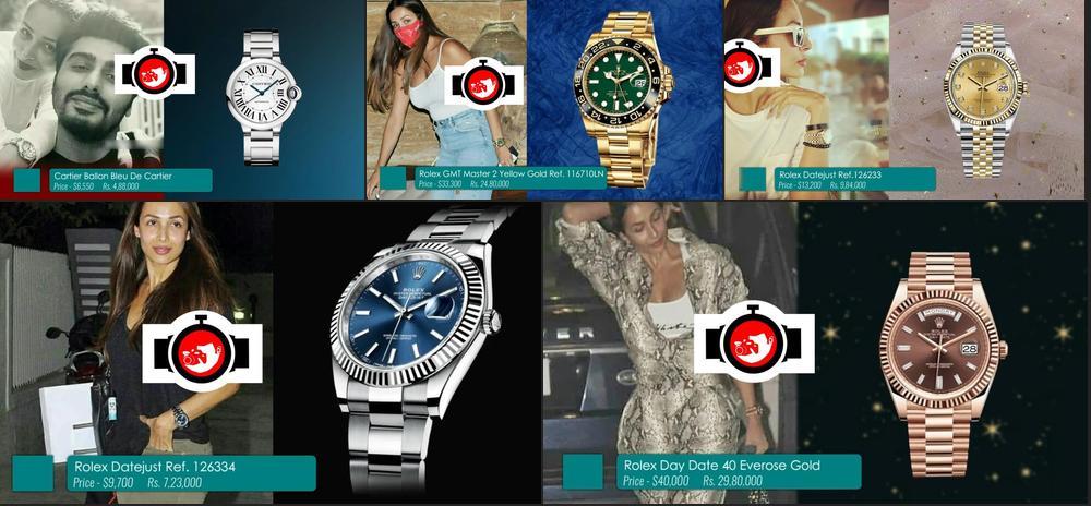 Malaika Arora's Stunning Collection of Cartier and Rolex Watches